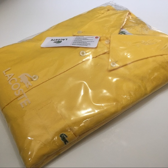 Lacoste Men's Long Sleeves Button-Down Shirt - Picture 3 of 6